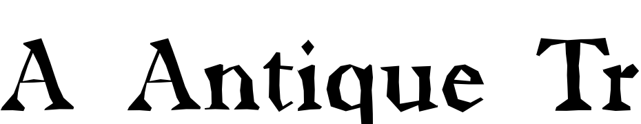 A_Antique Trady Brk Font Download Free